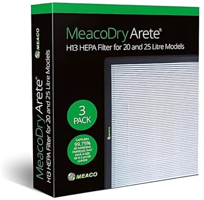 MEACO Dry Arete One Aktivkohlefilter 10L & 12L