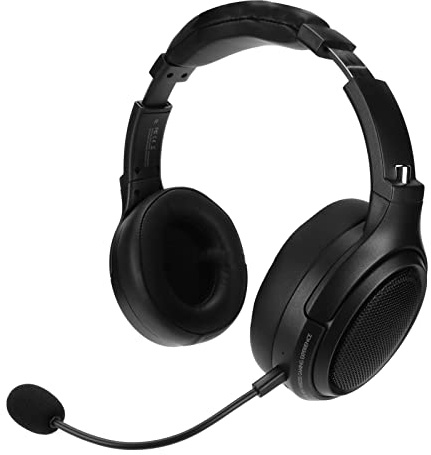 Tosuny Kabelloses Gaming Headset, Surround Sound Headset, Wiederaufladbares Headset mit USB Dongle, Abnehmbares Mikrofon mit Geräuschunterdrückung, 3 Soundmodi, für Switch
