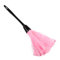 Plumero, Plumero de Plumas de Pavo de 5 Colores, Cepillo de Plumero de Plumas de Pavo Suave de 14.17 Pulgadas con Mango Negro, Herramientas de Limpieza Duraderas para Ventilador de Techo de(Rosa)