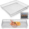 Air Fryer Tray Replacement for Cuisinart TOA-95 Toaster Air Fryer Convection Oven, 13.5 * 10.5'' Non-Stick Mesh Air Fryer Stainless Steel Basket Wire Rack Accessories Parts, Dishwasher Safe