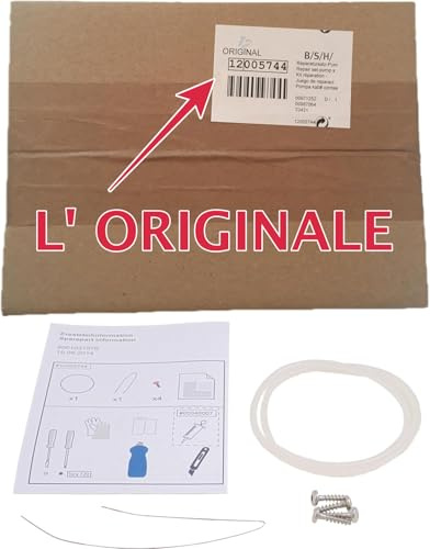 Original Reparatursatz für Spülmaschine, komplett mit Anleitung für die Montage, kompatibel mit Bosch Siemens Neff gaggenau 12005744