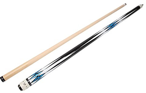 NIEI 1 taco de billar de 57 pulgadas, de madera de arce para jugadores de billar profesionales, color azul