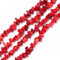 5-8mm natürliche Rote Koralle unregelmäßige Chips Stein Perlen Kristall Edelsteine für DIY-Schmuck machen Handwerk liefert Charms sortiert 30-33