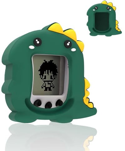 FIOPAZ Silikonhülle kompatibel mit Tamagotchi Nano, niedlicher Dinosaurier-Schutzhülle für Tamagotchi Nano, Tamagotchi Nano Interaktives Spielzeug Digital Pet Case