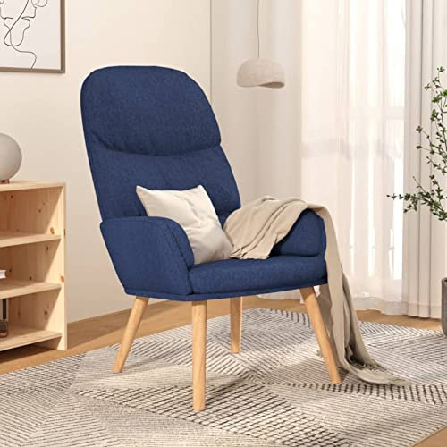 Somanki Relaxsessel Blau Stoff, Fernsehsessel, Kinosessel, Lesesessel, Tv Sessel, Ohrensessel, Armsessel, Seselstuhl Wohnzimmer - 340994