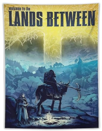 Goldener Baum, The Lands Between Elden The Ring, Gaming-Poster, lustiger Wandteppich, Wandkunstdruck, Geschenk, Bild, Gemälde, Kunstwerk, Schlafzimmer, Heimdekoration, 76,2 x 101,6 cm