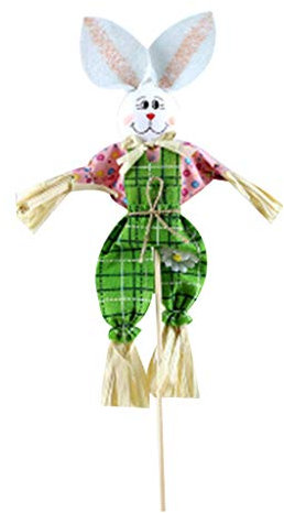 Xinsheinelry Lapin en Paille Créatif Mignon Manuel Bricolage Pâques Décoration Suspendue Ornement Maison