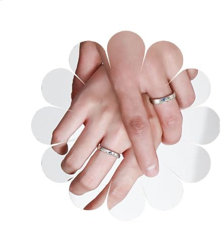 Crymystal Sonne und Mond Paar Ringe Set Einstellbare Ringe Schwarz Weiß Paar Ringe für Freundin und Freund Schmuck (Stil:D)