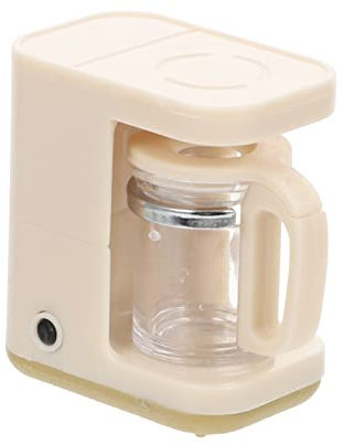 DIKACA Sturdy Mini Coffee Maker Model for Miniature House Decor Supply Simulation Maker