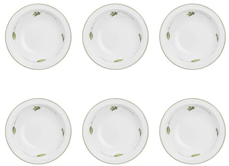 LA PORCELLANA BIANCA Coltivia Piatto Fondo Set 6 Pezzi 21cm Porcellana