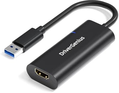 DriverGenius ViewX Adattatore USB3.0 a HDMI, Convertitore Video/Audio 1080p, Scheda Grafica Esterna USB per Lavoro d'ufficio e analisi dei dati, Windows 11 e macOS 15【2 Pezzo/Pacchetto】