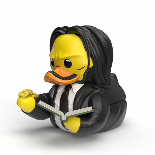 TUBBZ John Wick Gummiente – Vinylfiguren, Sammlerfigur, Erstausgabe, 8.9 cm | Offizielles Merchandise zu den John Wick-Filmen, John Wick Ente Vinylfigur – Geschenk und Dekoration