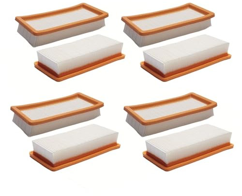 JXWPOCGH Compatible con Karcher, Filtro HEPA For Aspiradoras DS5500, DS6000, DS5600 Y DS5800. Compatible con Karcher, Filtros HEPA 6.414-631.0.(4pcs)