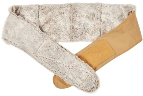 Warmies Microwavable Body Wrap Marshmallow Beige, French Lavender Scented and Weighted, Hot or Cold Soft Teddy for Relaxation and Warm Relief, Suitable for Adults and Children