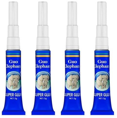QEXUJOW Traitement de l'eau pour Aquarium, 4 Tubes de Colle spéciale pour Aquarium, à Prise Rapide, Propre et sûre, sans Danger pour Les Poissons et Les crevettes.