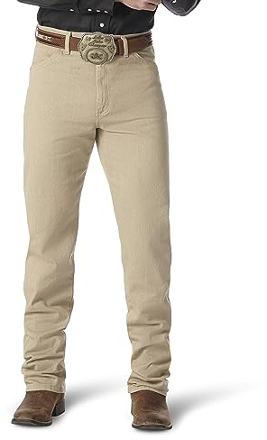 Wrangler Men's Big & Tall Cowboy Cut Original-Fit Jean - Beige -