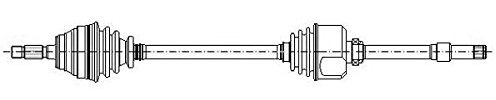 Metelli 17-0375 Albero Motore/Semiasse