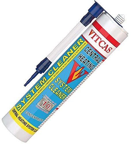VITCAS 310ml Central Heating - System Cleaner – Concentrate - Accelerates Cleaning – Restores Heating Efficiency - Removes Scale - Flux Residue - Extends Boiler Life