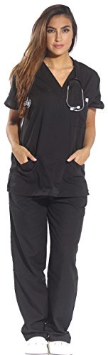 Just Love Women's 6 Pocket Scrub Sets Medical Scrubs Shirt (pack of 2)