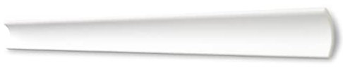 DECOSA Moulure B5 - polystyrène - blanc - 35 x 35 mm - longueur 2 m - 10 pièces (=20 m)