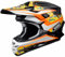 Shoei VFX-W Turmoil TC-8 Crosshelm, Farbe schwarz-Weiss-orange, Größe S