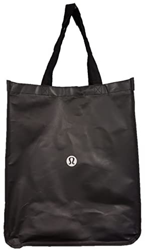 lululemon Große wiederverwendbare Tragetasche, Turnbeutel, Schwarz