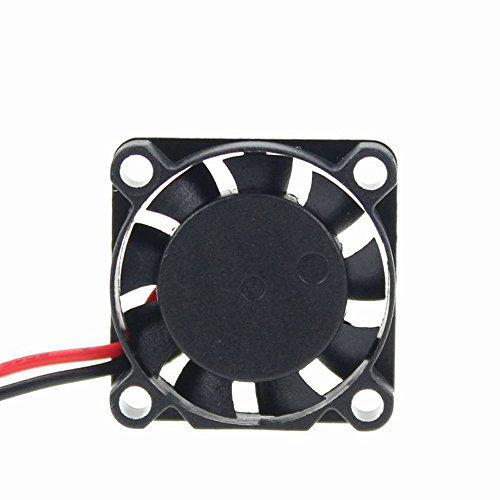 Ronyaoko 12V 0.07A Small Micro Blushless DC Cooling Fan 25x25x7mm 9 Blade 2507 (XH2.54-2Pin)