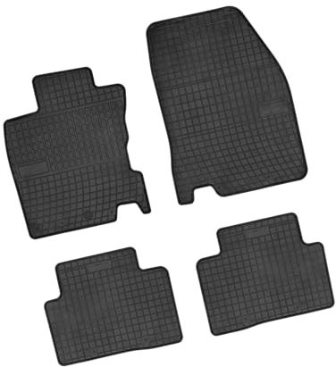 Bär-AfC NI09475 Gummimatten Auto Fußmatten Schwarz, Erhöhter Rand, Set 4-teilig, Passgenau für Nissan Qashqai Typ J11 Baujahr ab 2014 5-TRG.