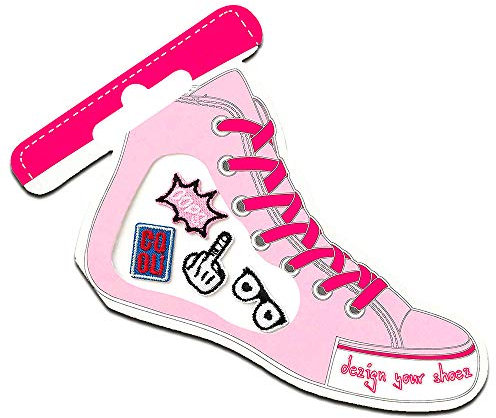 Catch the Patch Schuh Oops Comic - (Größe: verschiedene Größen) – Aufbügler & Applikationen in verschiedenen Größen – Ideal für Kleidung, Schulranzen, Jeans & Rucksäcke