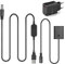 Raeisusp AC-FZ100 USB-Kabel + NP-FZ100 FZ100 VG-C3EM Dummy-Batterie + QC 3.0 Adapter für Sony Alpha A9 A7RM3 A7RIII a7iii A7M3 ILCE-9