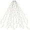 Gartenpirat Weihnachtsbaum-Lichterkette mit Ring für Weihnachtsbäume von 2 bis 2,2 m Beleuchtung 300 LED warmweiß Timer-Funktion 12 LED-Stränge 2,5 m lang