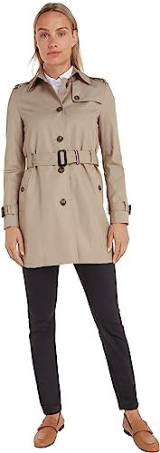 Tommy Hilfiger HERITAGE SINGLE BREASTED TRENCH Oberbekleidung Damen, Beige (MEDIUM TAUPE), XS