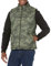 Amazon Essentials Gilet Imbottito Isolante Foderato in Pile Grammatura Media Uomo, Verde Militare Mimetica, S