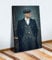 CanvasArtShop Kunstdruck auf Leinwand, Motiv: Peaky Blinders, Thomas Shelby, 60 x 40 cm, gerahmt, für Heimbüro