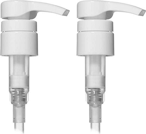 Gunky Monkey Universal Pump Dispenser Pack of 2, Fit Most popular Shampoo, Conditioner size 1 Litre, 1000ml, 750ml, 500ml, 1L, White