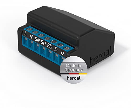 heroal Connect RS Télécommande de volet roulant WiFi encastrable compatible avec Amazon Alexa