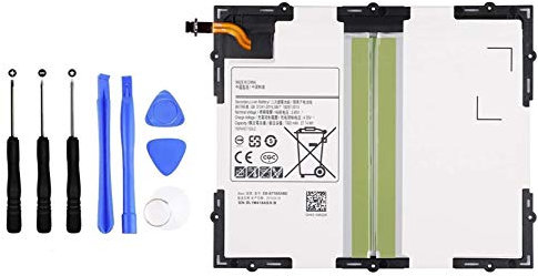 AKKEE EB-BT585ABE Tablet Batería para Samsung Galaxy Tab A 10.1 Inch 2016 SM-T580 SM-T585 SM-T585C SM-P580 SM-P585 SM-T587 SM-T587P Series EB-BT585ABA Tools 3.8V 27.74Wh 7300mAh