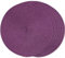 FunWheat, Platzsets, rund, geflochten, für Esstisch, waschbar, rutschfest, 38,1 cm, Violett, 6 Stück, 6 Stück