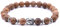Lion & Son Holz-Perlen Armband Herren Buddha-Armreifen Damen-Armschmuck Gladiator Helm Wood Hamsa Skull Hantel Fitness Bracelet Hand gebunden Armreif Surfer Wasserfest
