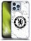 Head Case Designs Officially Licensed Chelsea Football Club White Marble Crest Soft Gel Case Compatible With Apple iPhone 13 Pro Max