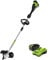 Greenworks 40V 8 Brushless Edger, 4.0Ah USB Battery and Charger Included