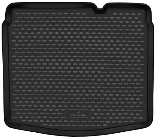 WALSER XTR Kofferraumwanne für Jeep Compass oberer Ladeboden 01/2016-2021, 100% passgenaue Antirutschmatte Auto, Gummimatte Auto, Kofferraum Schutzmatte, Auto Gummimatten