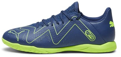 PUMA Herren Indoor Football Trainers, Persian Blue-PRO Green, 44.5 EU