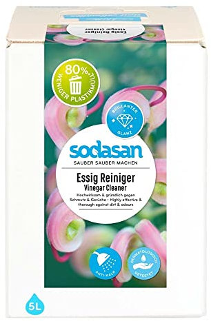 SODASAN Essig Reiniger, Karton, 5L (3er Pack)