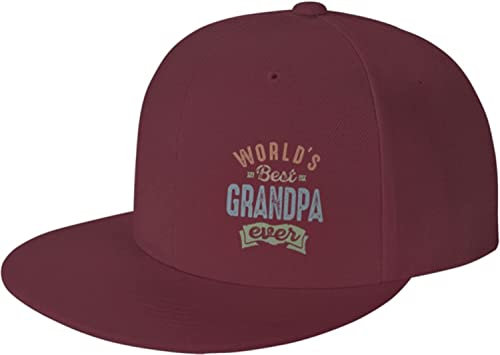 Baseballkappe Der Beste Opa Der Welt Snapback Mütze Sonnenschutz Trucker-Kappe Verstellbar Schirmmütze, Für Golf, Draußen, Reisen