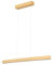 alfalux Lampe LED Hängelampe aus Holz Wohnzimmer Esszimmerlampe Hängeleuchte Pendelleuchte Esstischlampe Küchenlampe Höhenverstellbar 80 cm Dimmbar DIMLED80KB-3K-ESCHE