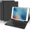 Keyboard Case for iPad 9.7, Wireless Bluetooth Detachable Keyboard, Slim Protective Cover with Pencil holder for iPad 6th Gen 2018/iPad 5th Gen 2017/iPad Air 2/iPad Air 1/iPad Pro 9.7 inch, Black