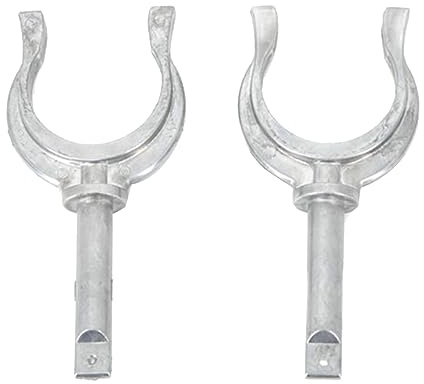 Cucioki 2Pcs Aluminum Oar Lock Rowlock Premium Marine Row Boat Dinghy Water Raft Boat Kayak Canoe Oar Lock Rowlock Side Mount Replacement