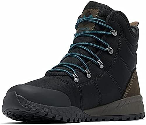 Columbia Men's Fairbanks Omni-Heat Snow Boot, 2024 Black/Cordovan, 9 UK