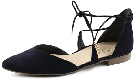 Paul Green Bailarina para mujer con tiras supersuaves, Beige 03x, 38.5 EU